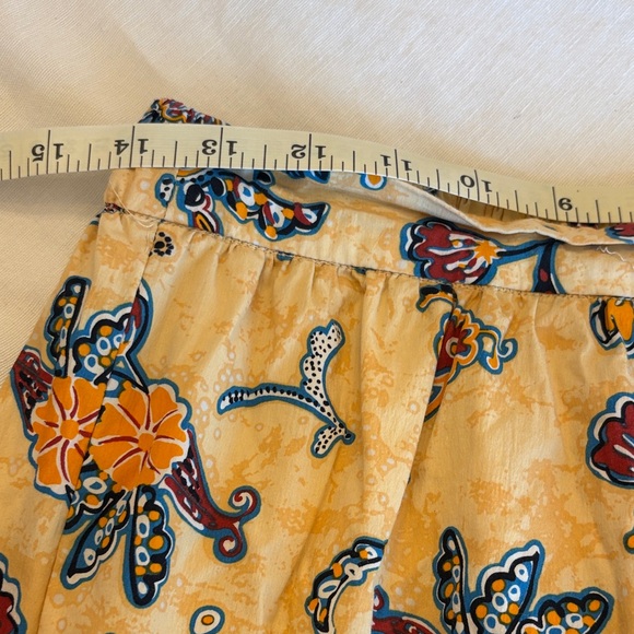 Elie Tahari Yellow Floral Maxi Skirt - Picture 6 of 7